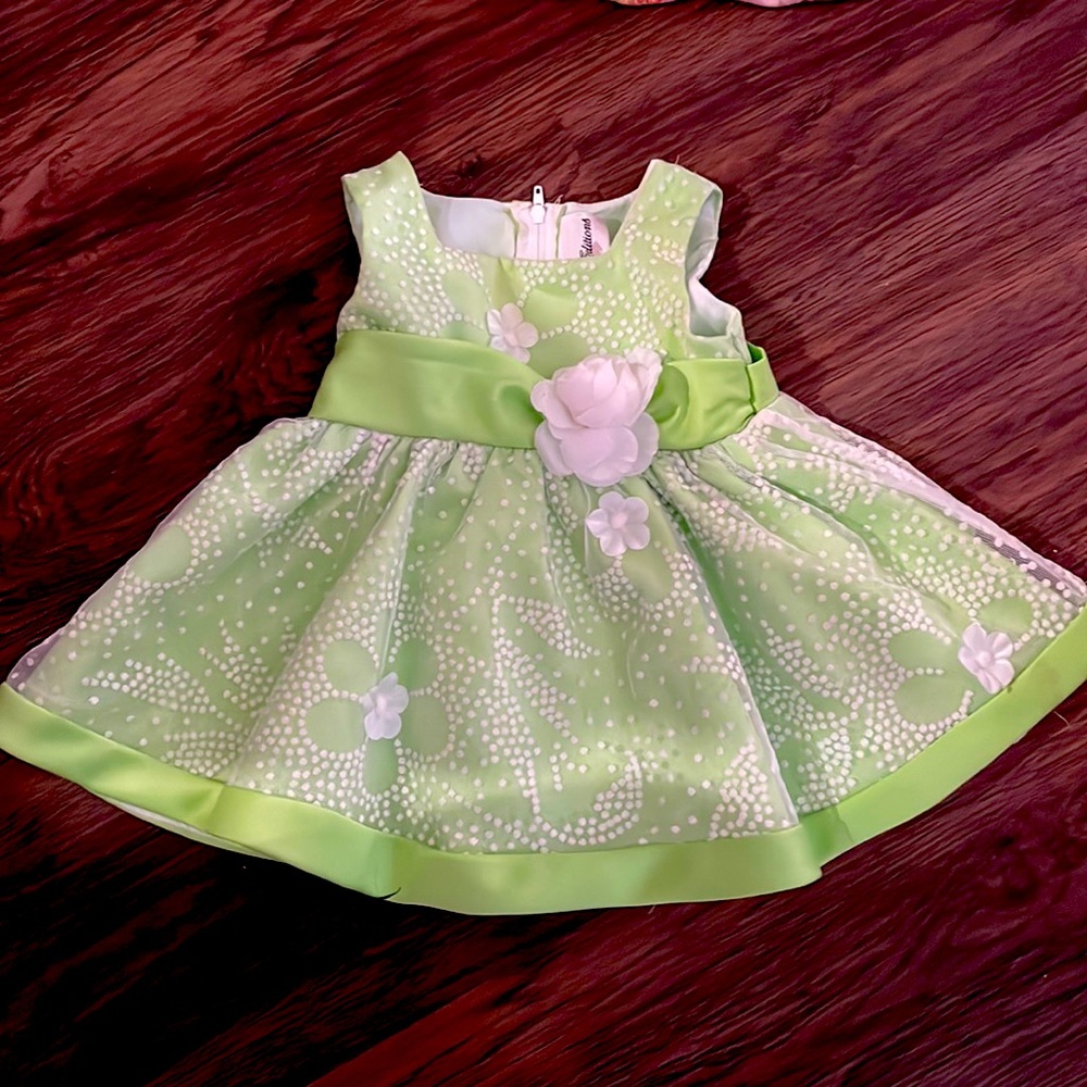 Rare Editions Girls Spring/Easter Dress 6-9mos